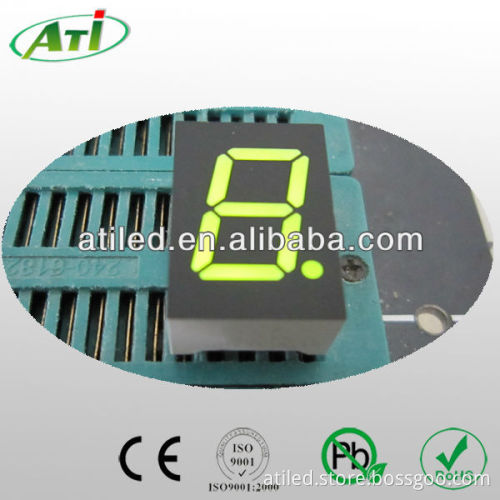 single digit 7 segment led display 0.28" green color